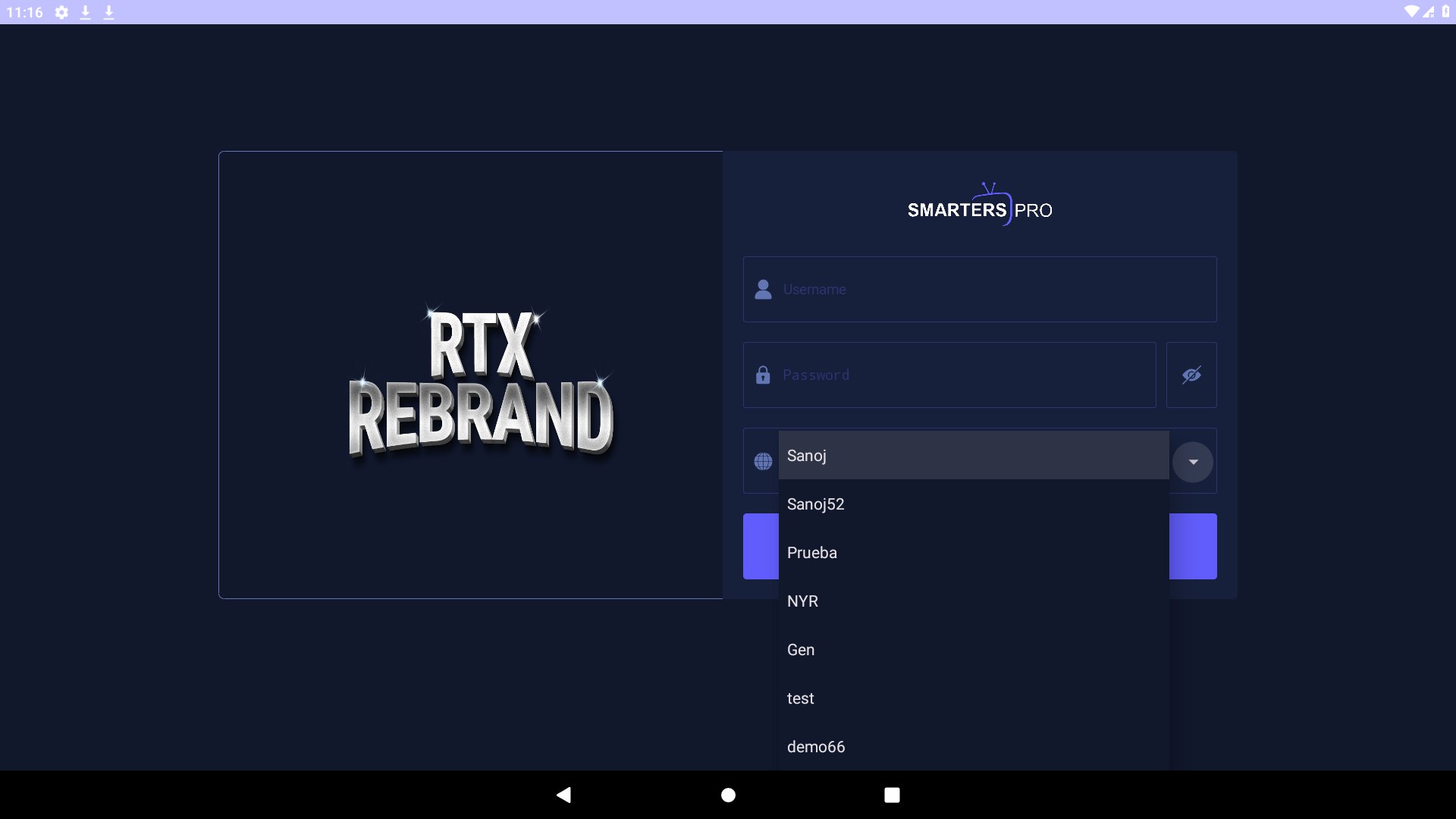 💢Smarters Pro 1.1- VOD + Live TV